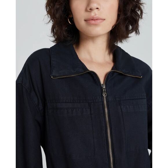 AG Adriano Goldschmeid Coveralls Boilersuit Zip Up Flight Suit Controlla Black - Picture 5 of 11